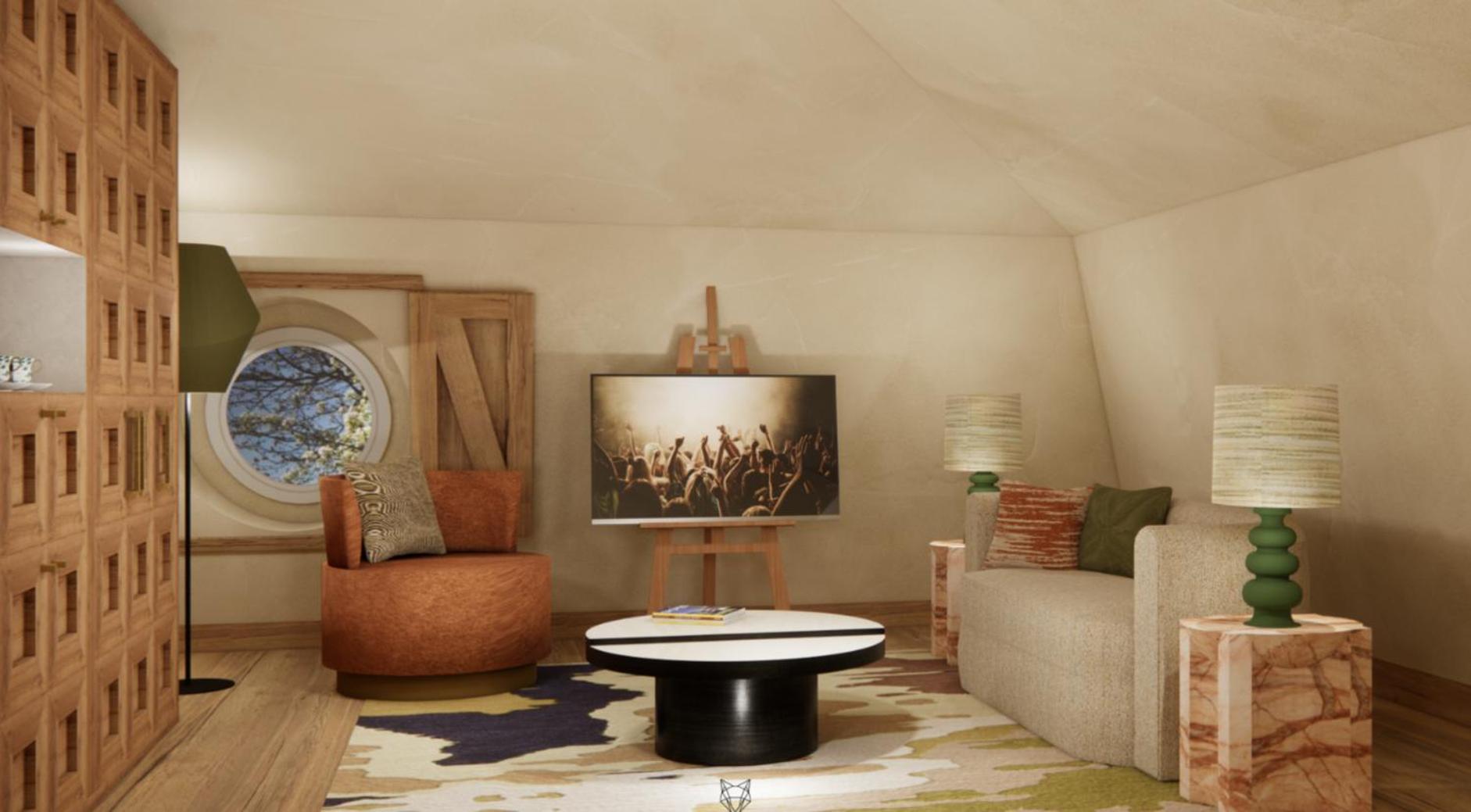 Chateau St Gerlach - Oostwegel Collection, Member Of Relais And Chateaux Valkenburg aan de Geul Bilik gambar 3D interior rendering